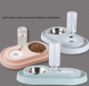 Stainless Steel Pet Bowls with Automatic Water Bottle - Uspethaven